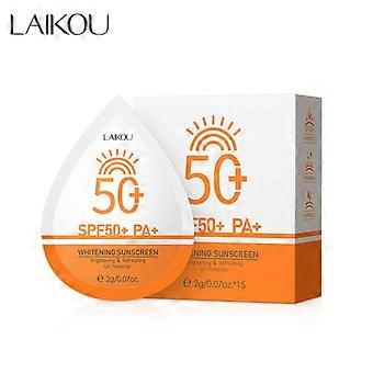 Sonnenschutzmittel mit Lichtschutzfaktor 50+ und PA+, aufhellend, 15 Beutel à 2 g