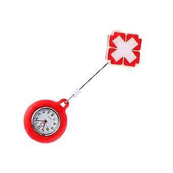 Cute Nurse Watch Hanging Watch For Workplace Round Design Accurate Time Keeping 1Pack