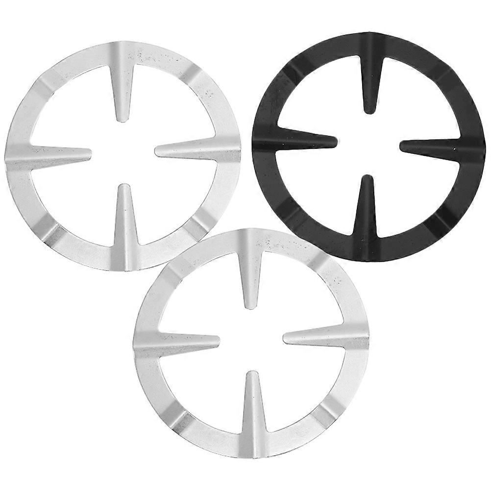 Iron Wok Rack Replaceable Gas Stove Rack for Cooking Support 3Pcs