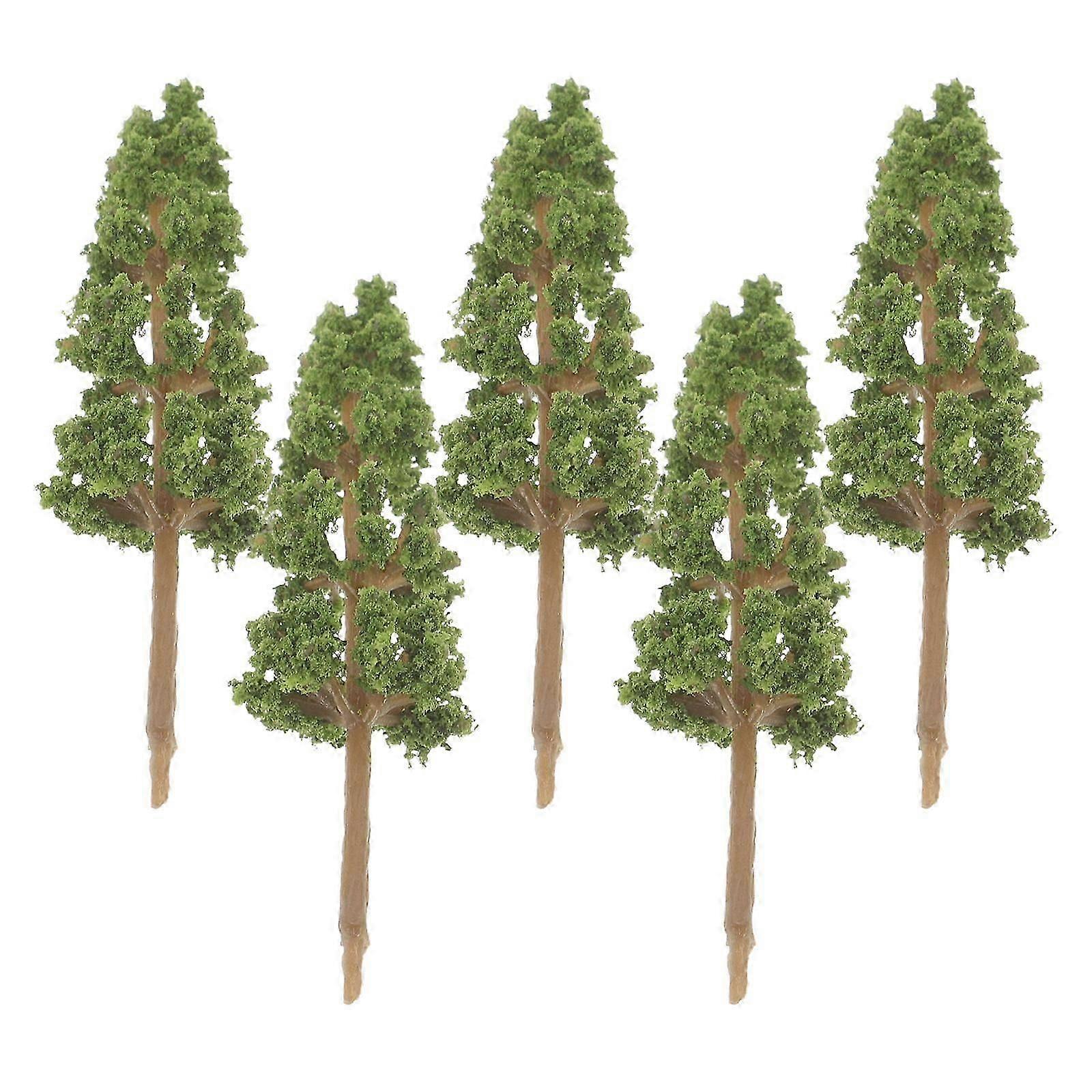 Artificial Tree Model Miniature Trees for DIY Scene 5Pcs Collection