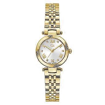 Gc Flair Ladies Yellow Gold Tone Watch Z02008L1MF | Acotis