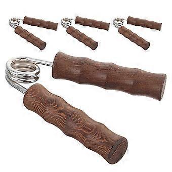 Wooden Hand Grip Strengthener 4Pcs Grip Strength Trainer for Hand Exercise & Wrist Training