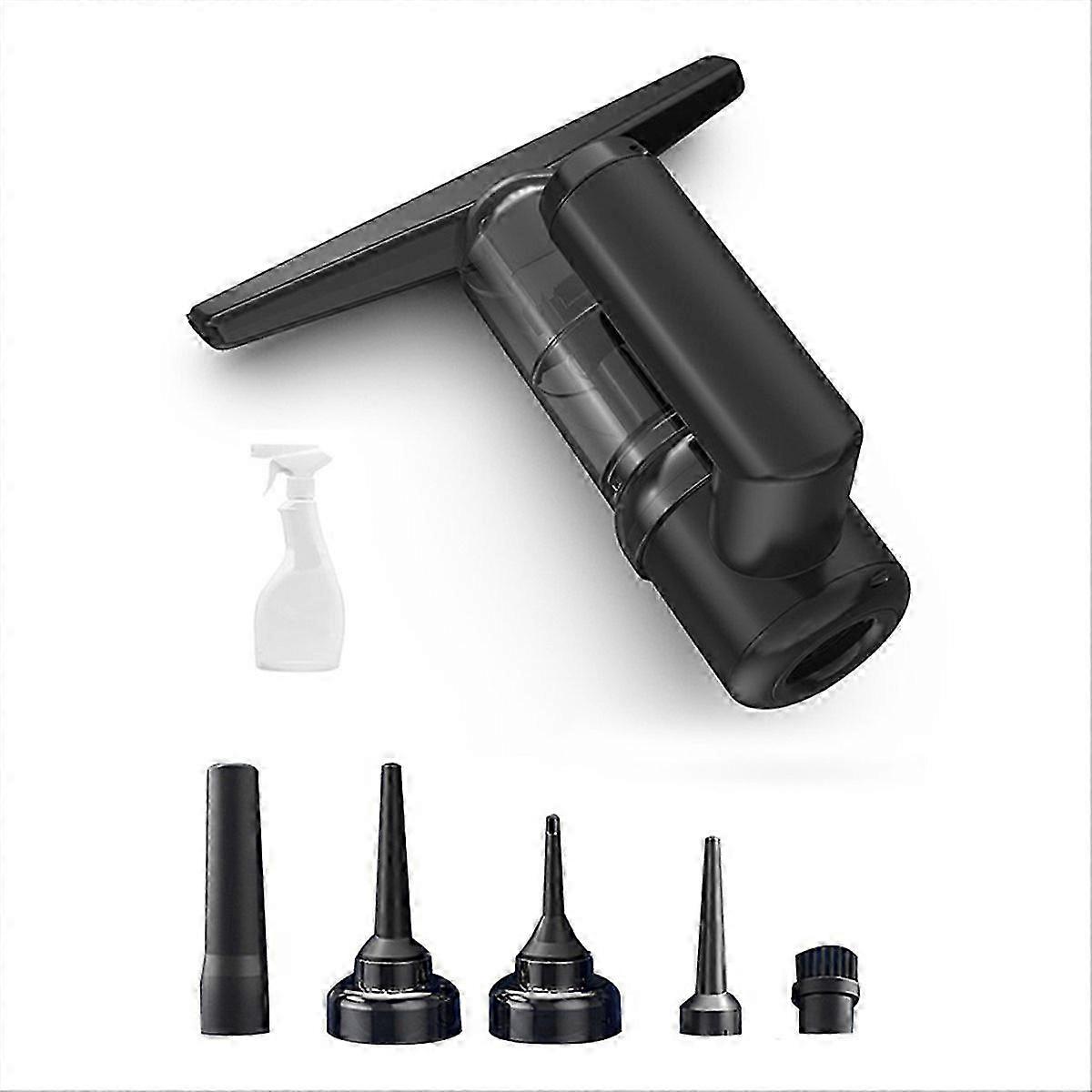 Multi-Function Window Cleaners Strong Suction Clean Machine Black