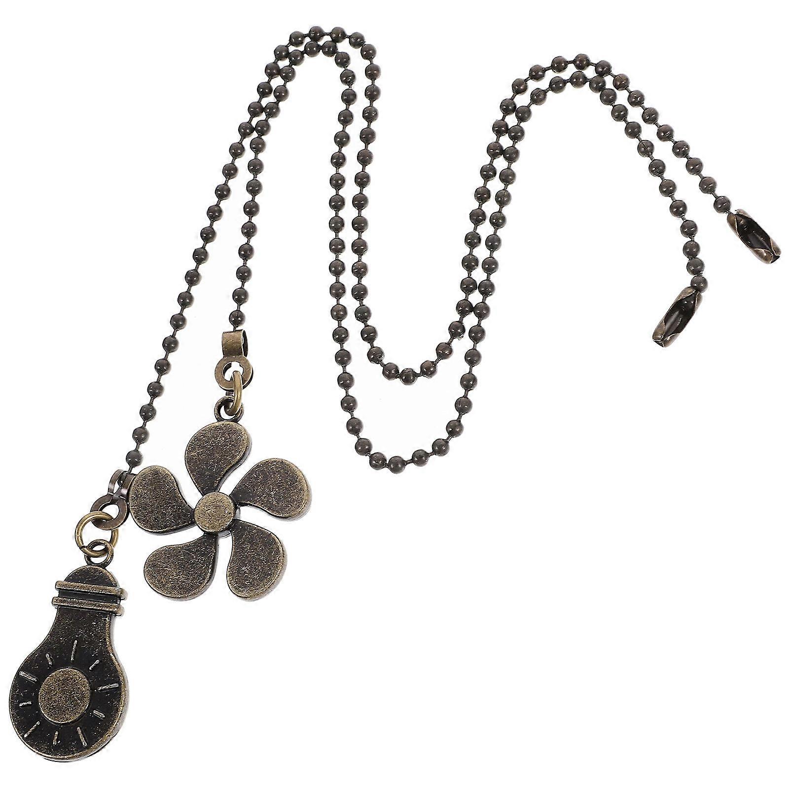 2pcs Bedroom Ball Ceiling Light Pull Ceiling Fan Chain Pull Chain Extension Pendant