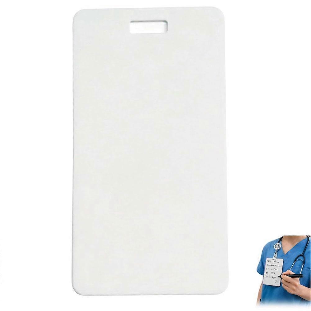 Erasable Silicone Badge Note - Reusable Quick Memo Pad for Nurses Doctors