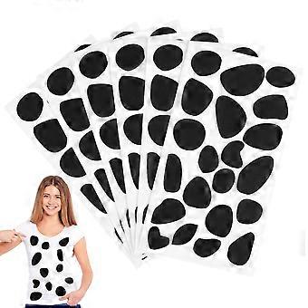 6 Sheets Adhesive Felt Circles Sticky Felt Pads Dalmatian Print Felt Stickers For Diy Felt Projects And Costume Decorations