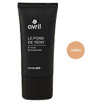 Organic makeup foundation Sand 30 ml of 30ml