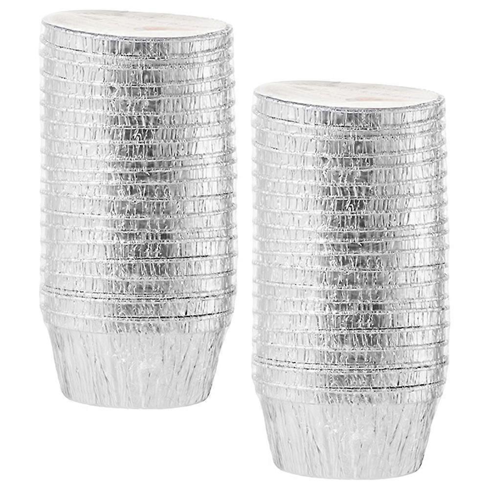 40stk Tinfoil bagekopper Cupcake Bageforinger Æg Tart Bageforme Cupcake Forme