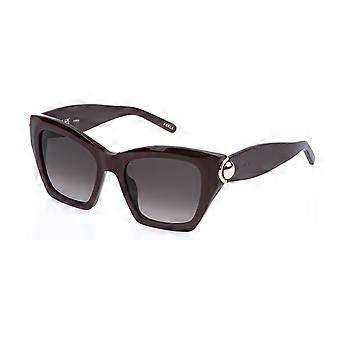 Sunglasses Furla SFU979 06YW Brown PIENO LUCIDO 53/19/140 WOMAN