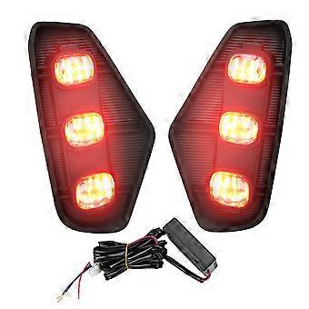 3 Color DRL ABS Waterproof LED Daytime Running Light Replacement for Nissan Navara 2021+