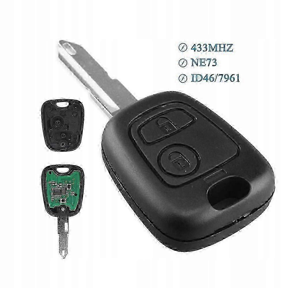 Complete Key Peugeot 206