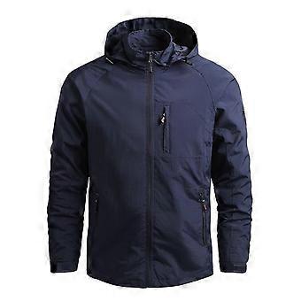 Men Outdoor Hiking Jackets Waterproof Hooded Windbreaker Coat Men  Autumn New Casual Jacket Tactics Military Jackets Men 5XL