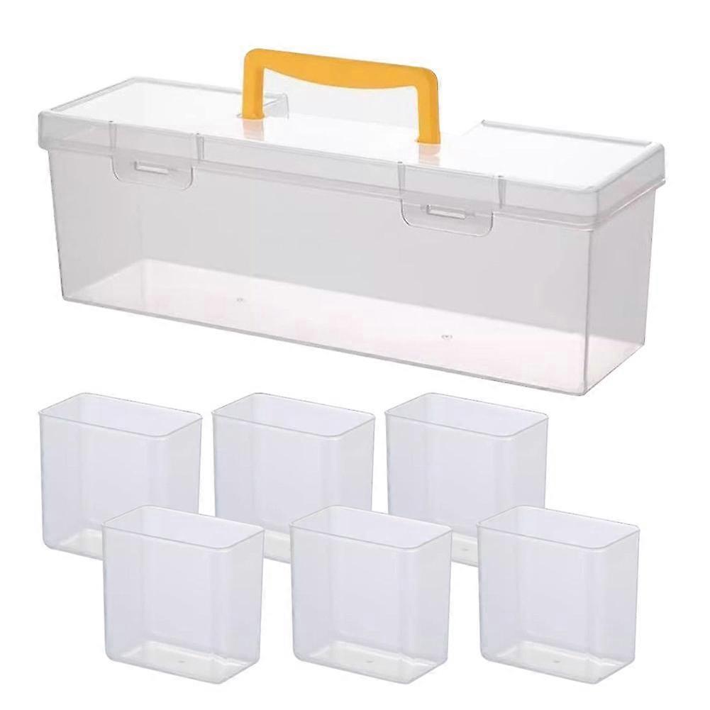 Storage Organizer Box Space Saving Stackable Lid Maximizes Workshop Space