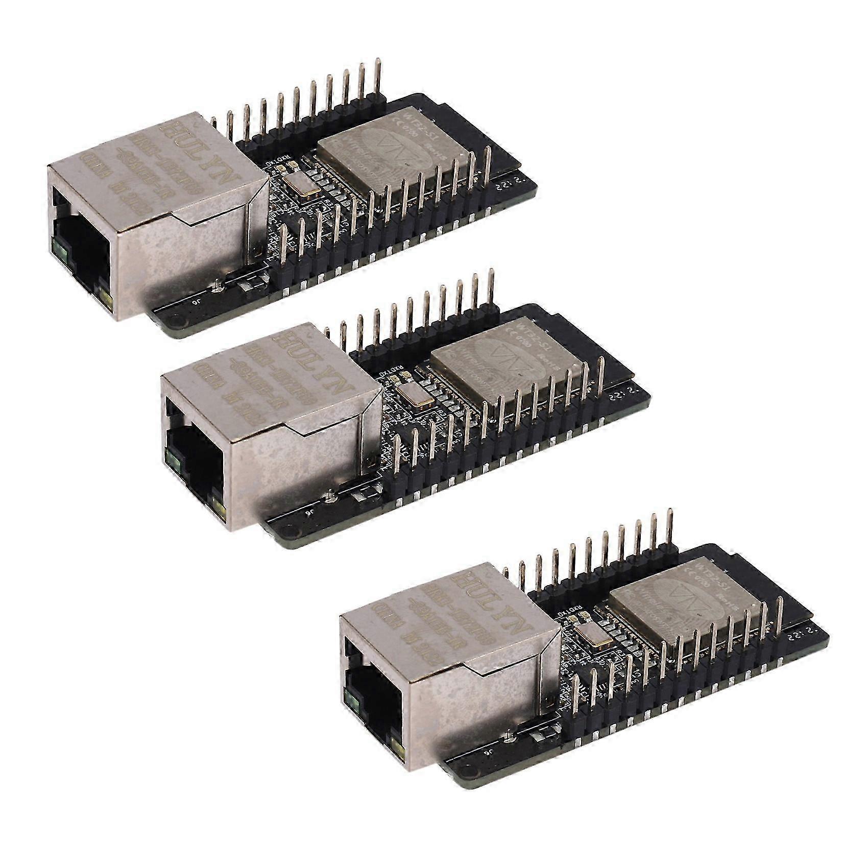 3X WT32-ETH01 Embedded Serial Port Networking Bluetooth + Wifi Combo Gateway Module