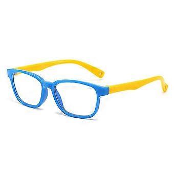 Anti-Blaulicht-Brille für Kinder Computerbrille, UV-Schutz Anti-Blendung (1 Stück, Blau)