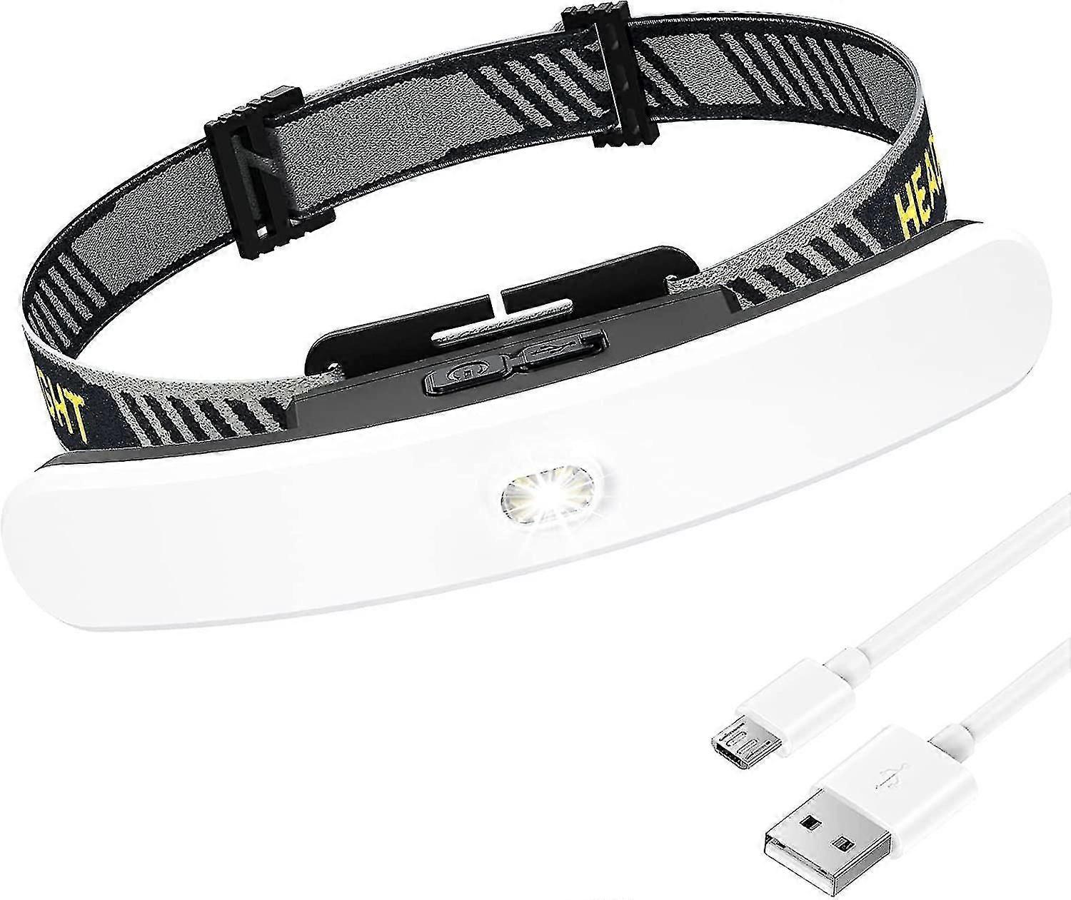 Rechargeable Headlamp, 6 Lighting Modes 90 Adjustable, 2000mah