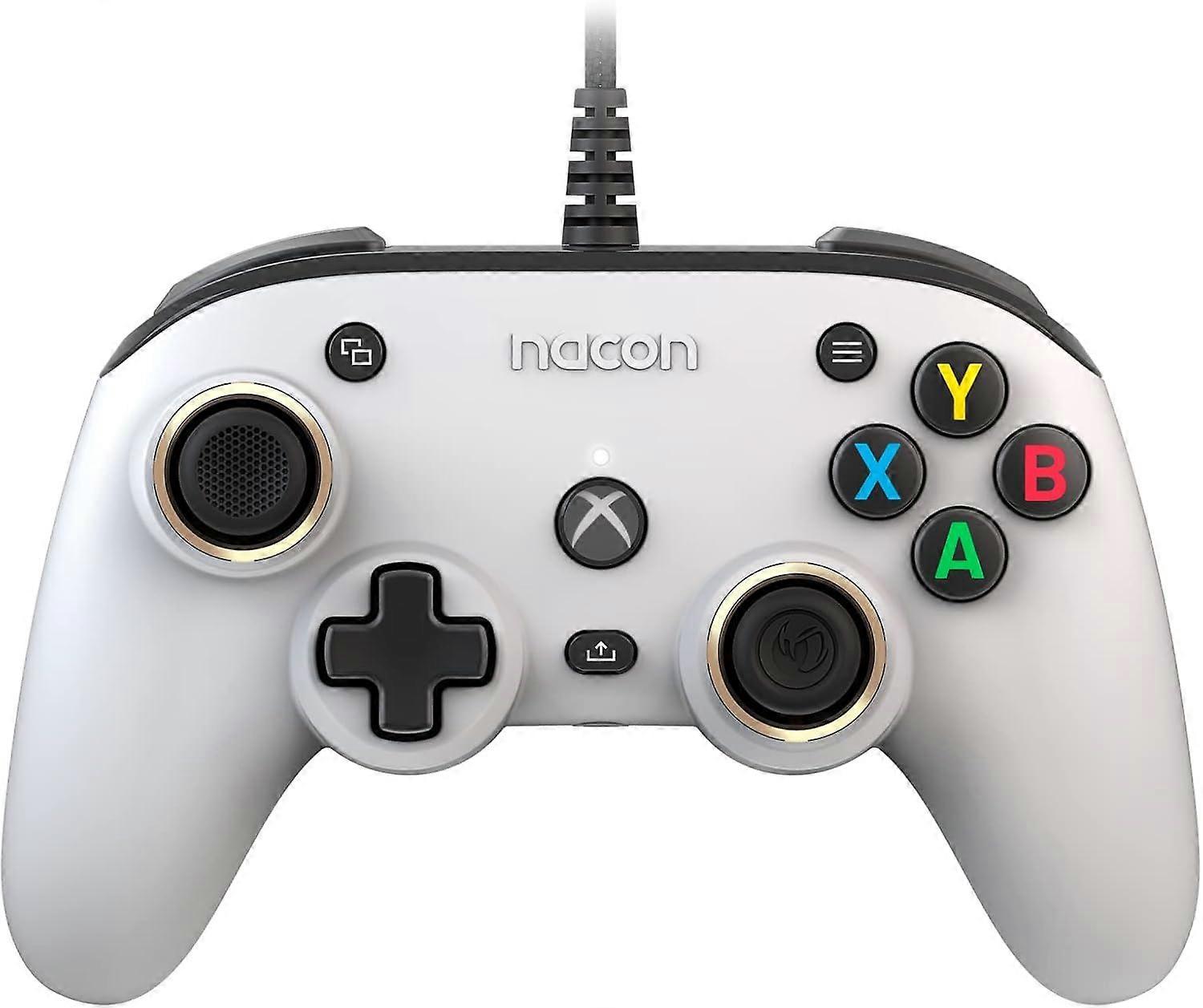 Nacon Pro Compact Wired Controller (White) Xbox Series X