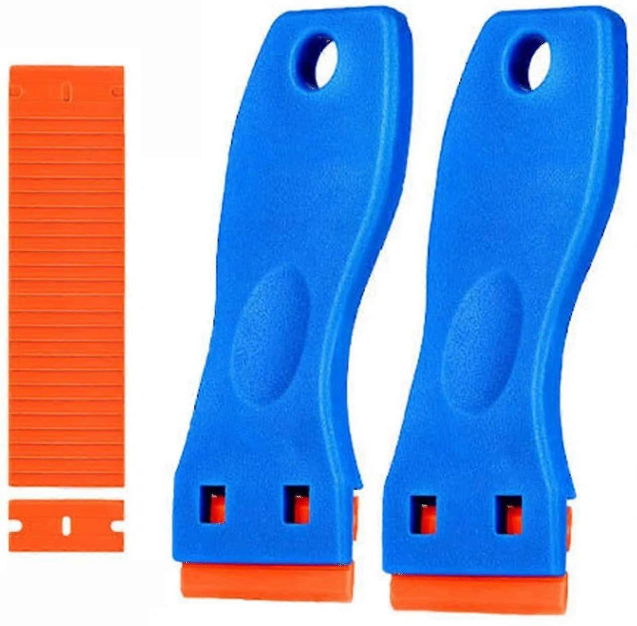 Plastic Scraper With Plastic Blades For Removing Glues