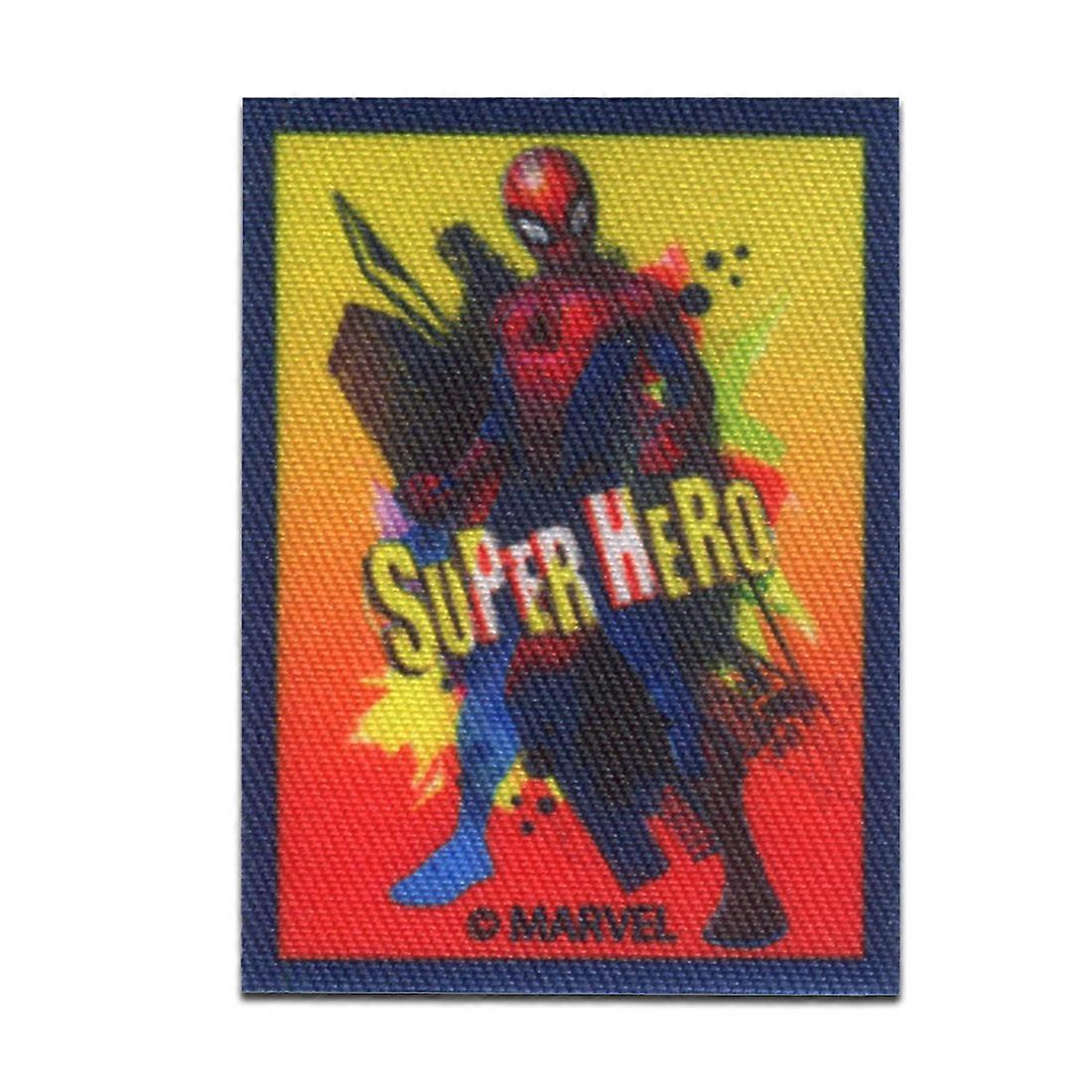 Marvel © Spiderman Comic Super Hero - Patch, iron-on patch, size: 5 x 6.9 cm