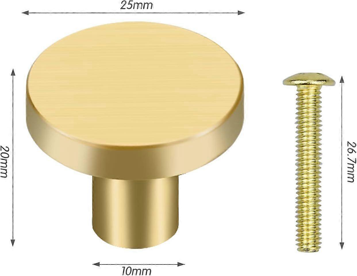 Cabinet Knobs 4 Pieces Mgriffe Gold Fur Knobs Gold Brass Handles Brass