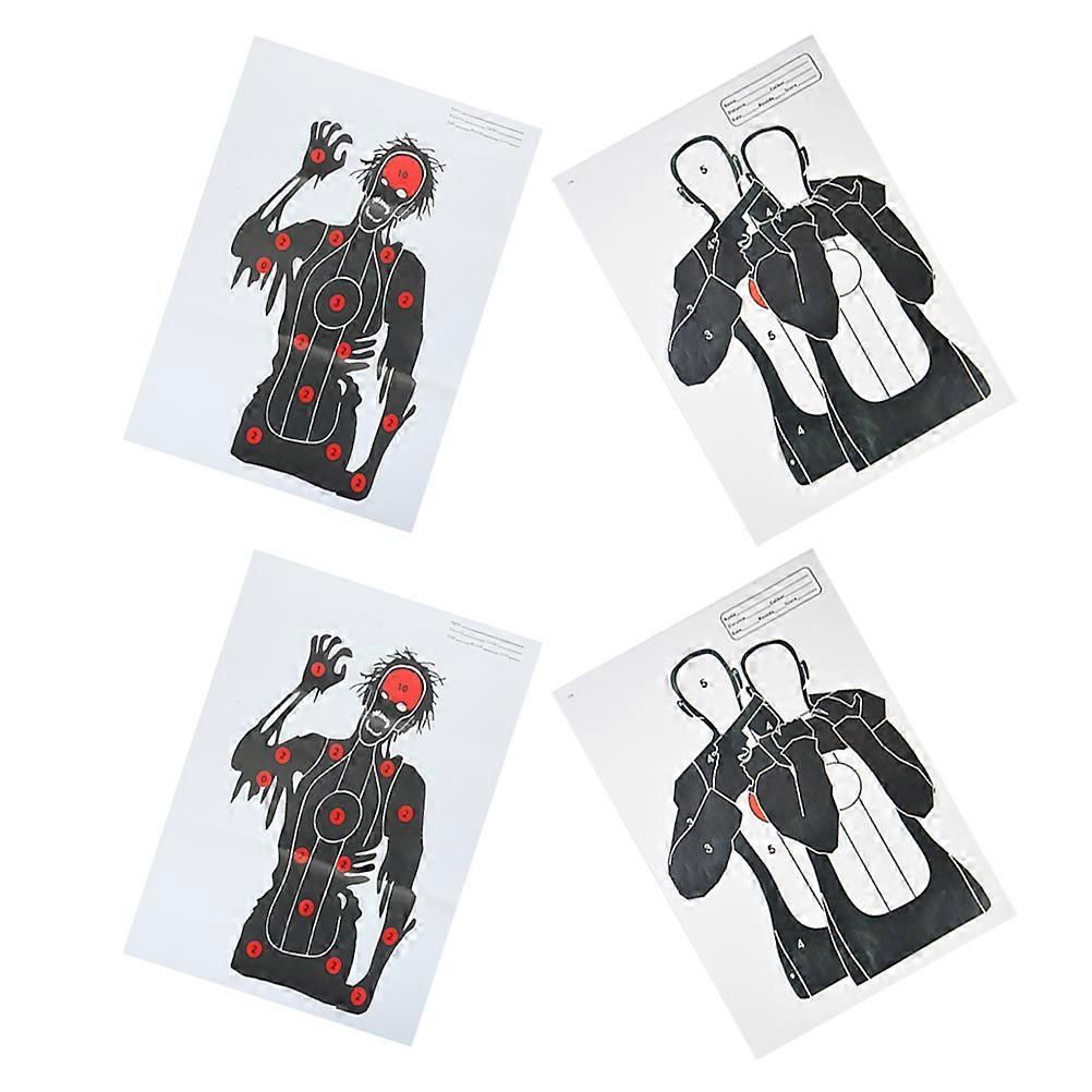 Chest Ring Target Paper 4Pcs for Shooting Skill Development