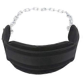Style Weight Lifting Back Gym with Chain compatible with Fitness Bodybuilding Pull Up Strength Training Load Waist Strap Thicken