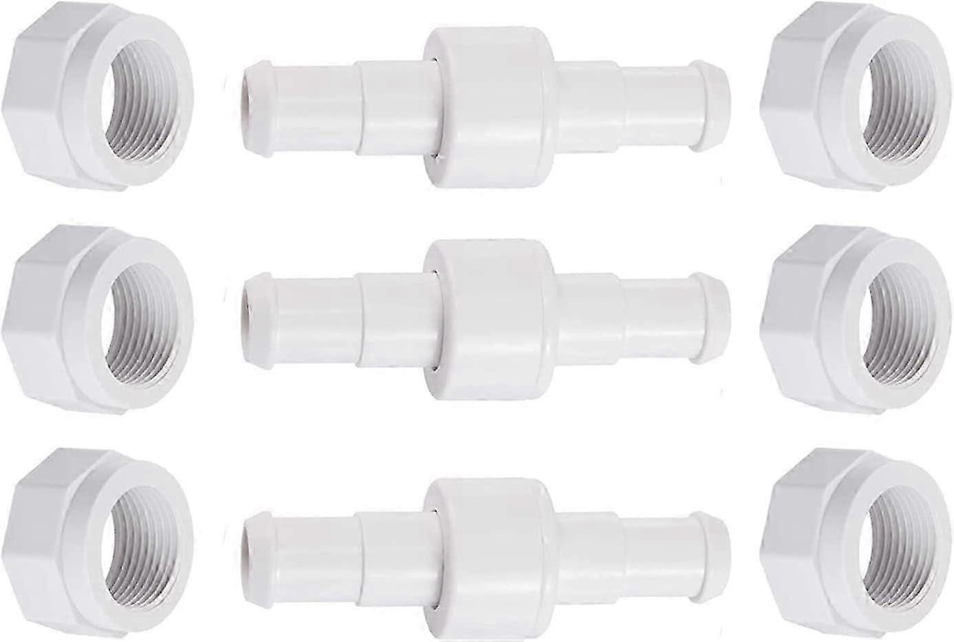 9 pcs Swivel Hose with Nut Compatible with Replacement Part