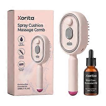 Nano-mist spray hair brush Nano-Mist Hydration for Smoothing Hair Relaxing home spa routine