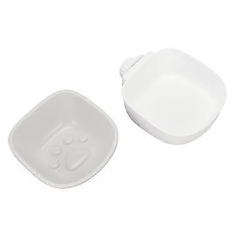 Gamelle pour chien en cage, anti-touffement, mangeoire  eau suspendue, cage pour petits et moyens chiens, grise
