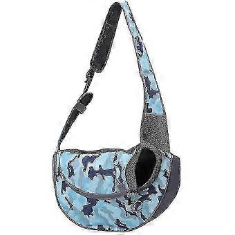 Dog Breathable Mesh Carrier Bag For Puppies Cats Qxuan