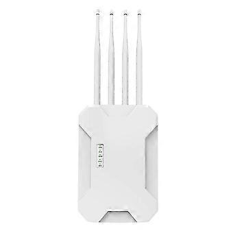 WiFi 6 1800Mbps Outdoor Wireless Long Range Dual-Band Extender Booster Repeater Amplifier with PoE IP67 Weatherproof HheJ2