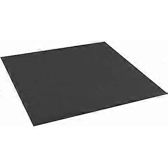 Zwarte zandbak liner 100x100 cm