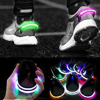 2 Pack Led Shoe Clip Lights Night Warning Lamb Reflective Running Gear Lamb