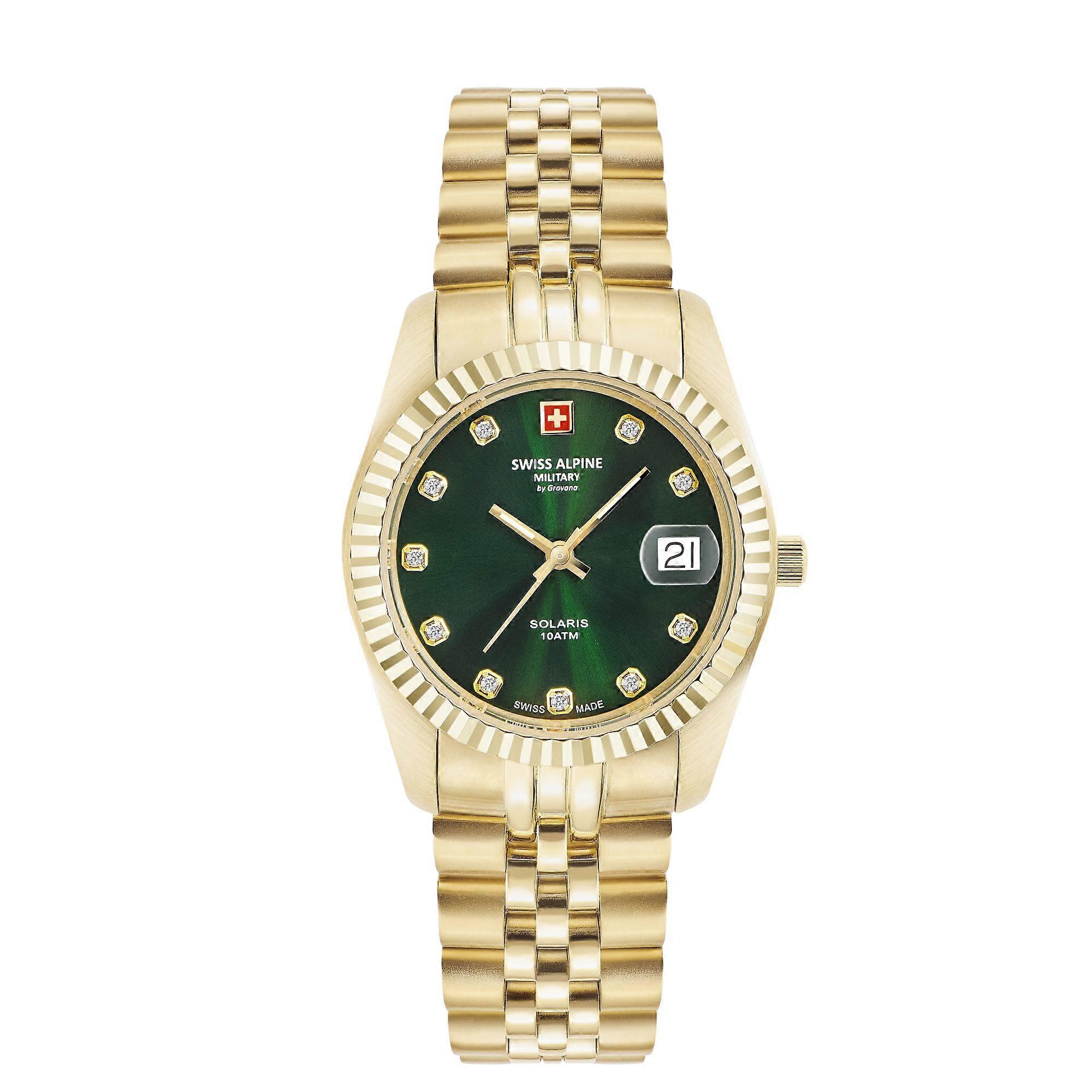 Swiss Alpine Military Ladies' Analog Quartz Watch 7716.1214SAM Stainless Steel