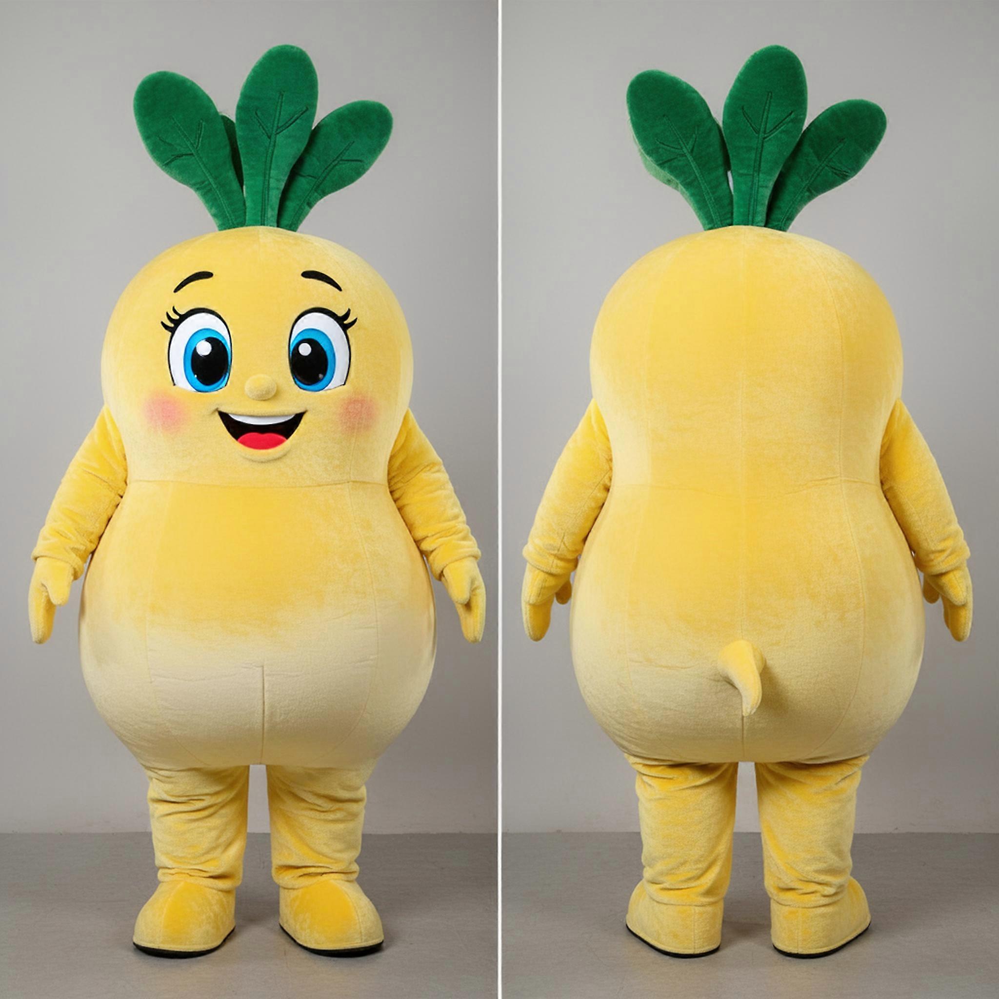 MASTICOT Lemon Yellow Plump Radish Mascot