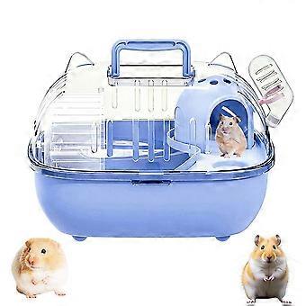 Hamster Carrier Bag Double Layer Clear Cover Outing Cage Hamster Cage For Rabbits Rodents Trave Carrier Box Trave Carrier Box