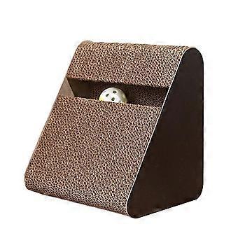 Soporte para rascador Fun Cats con pelota de juguete para aliviar el estrés y fomentar la salud de los gatos. Juguete rascador.
