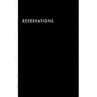 Livro de reservas de capa dura para restaurantes, com duas páginas por dia para L