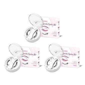 Zephoco Magnetic False Eyelashes Naturally Curl Up, Look Beautiful And Are Easy To Wear. They Are Light And Fit The Eyes Well Without Falling Off