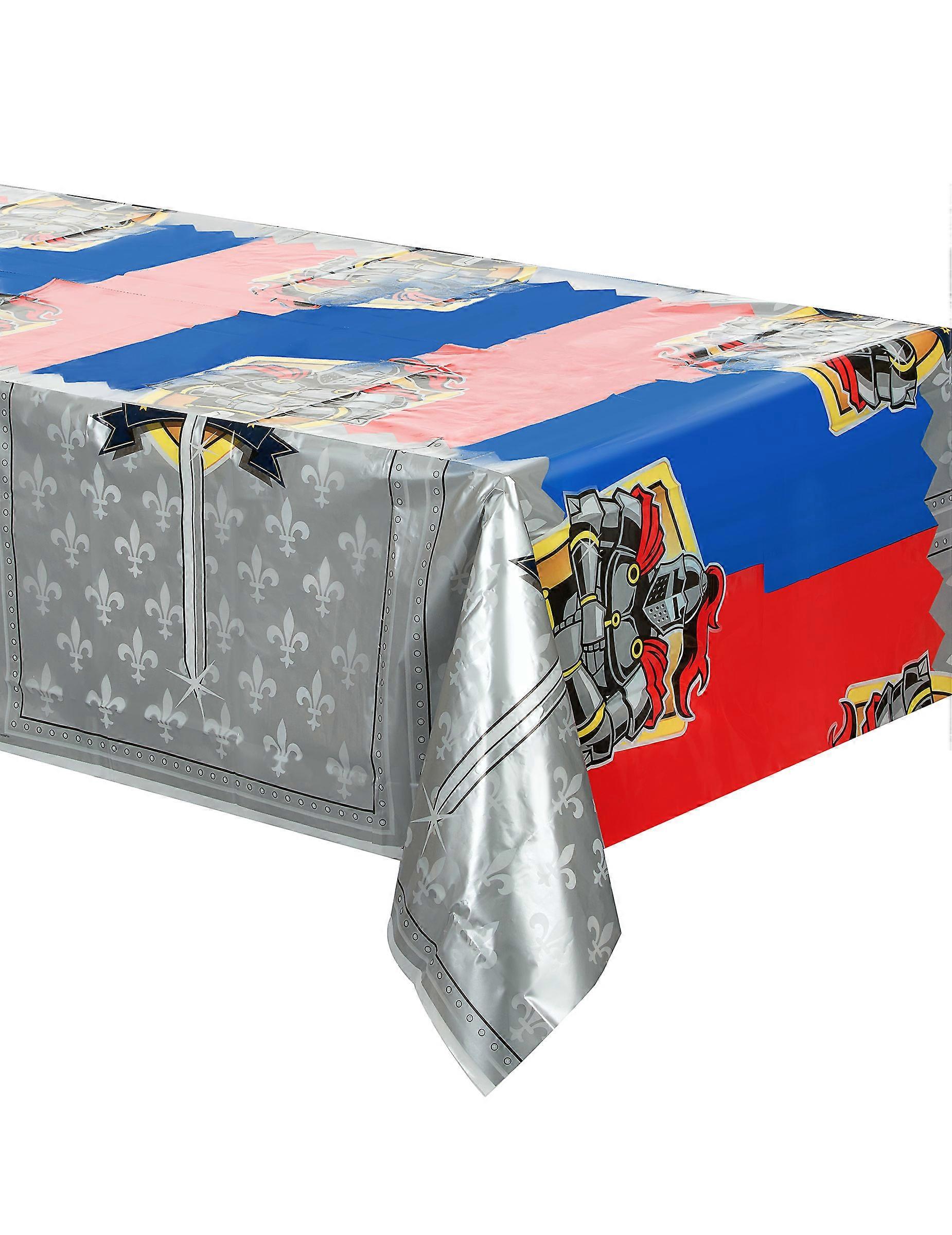 Knights plastic tablecloth 130 x 180 cm