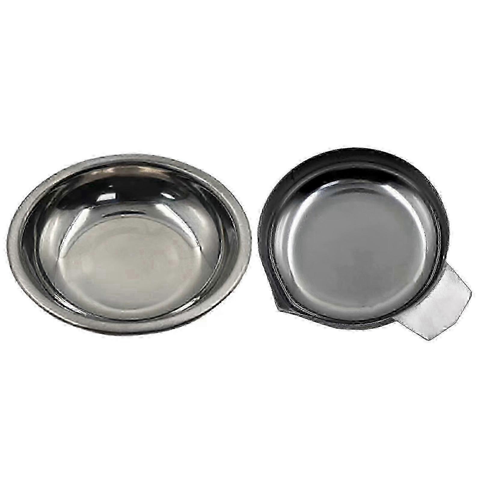 Dual Stainless Weighing Trays Set