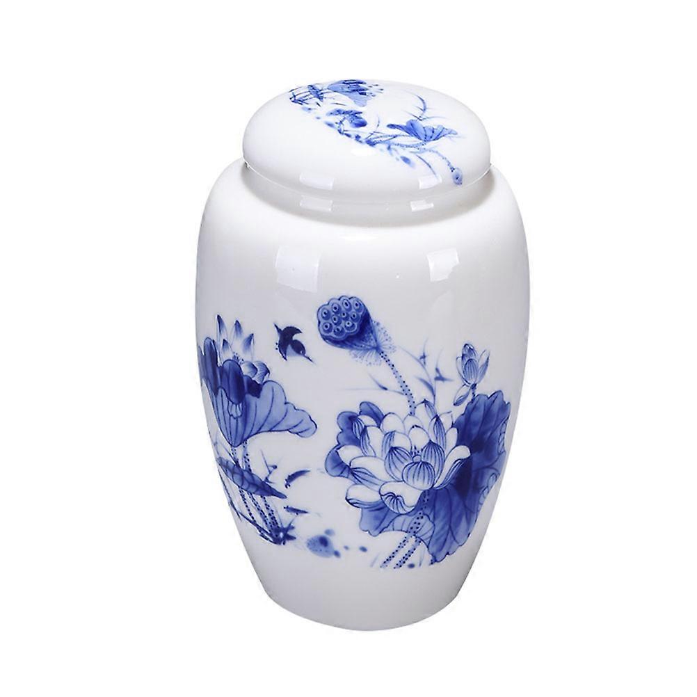 Household Storage Canister Ceramic Jar for Storage 5Pcs Multi-Function
