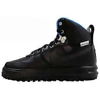 Nike Lunar Force 1 Duckboot Black Metallic Silver 654481-003