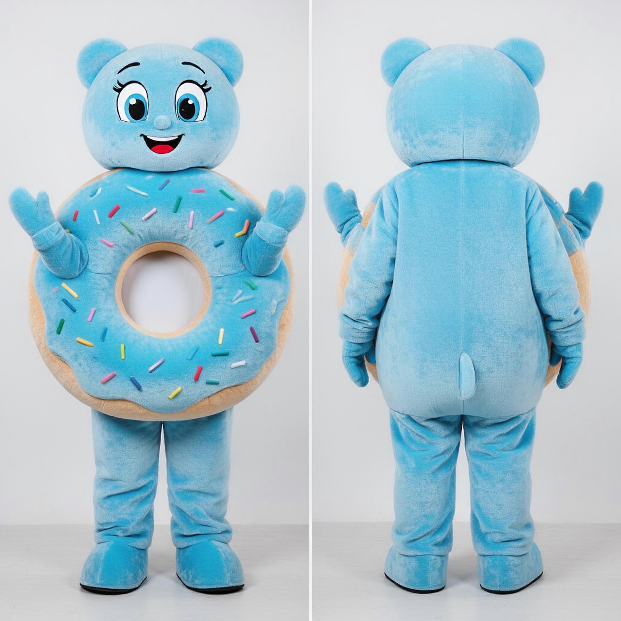 MASTICOT Sky Blue Padded Donut Mascot