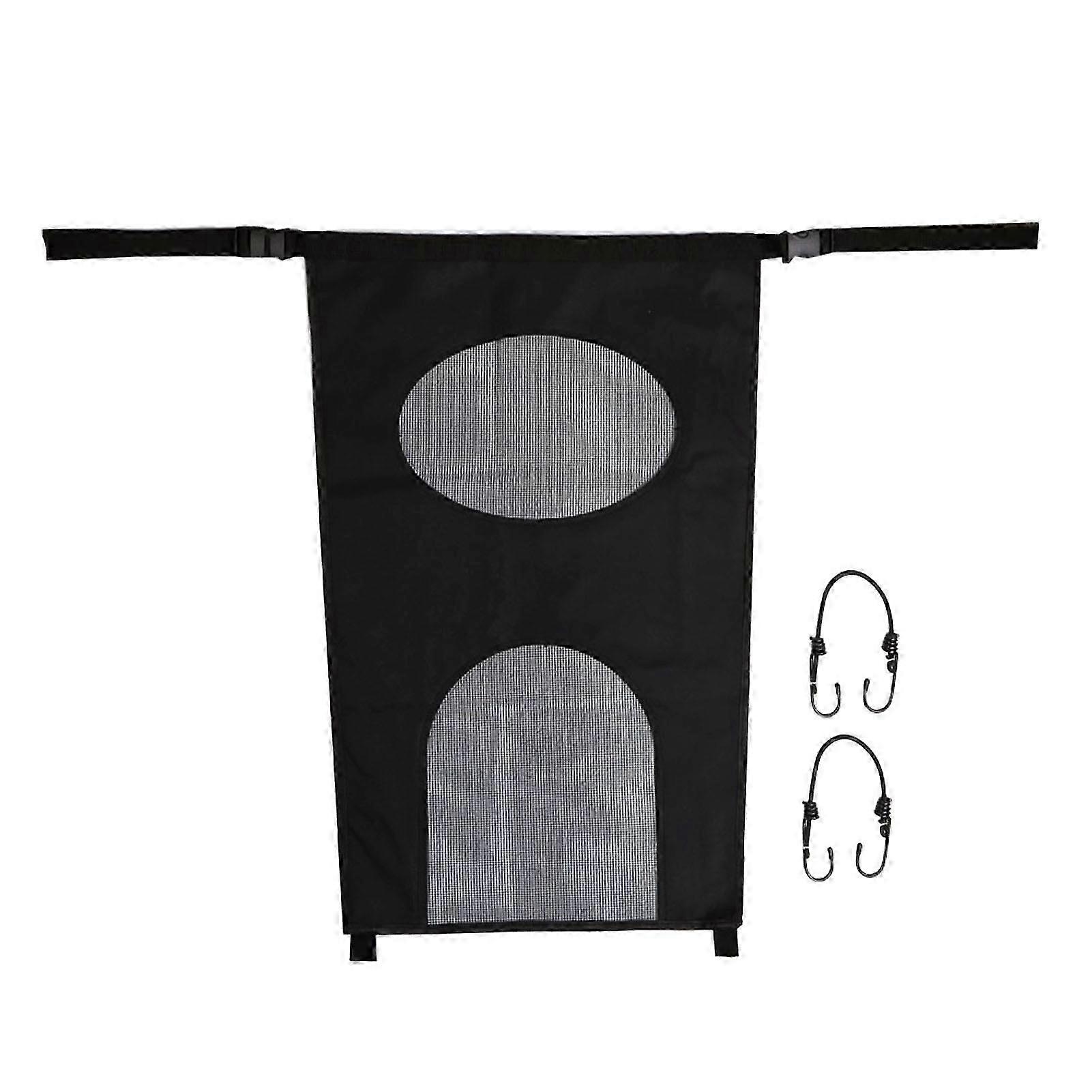 Retractable Dog Barrier With Storage Pouch
