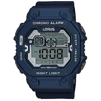 Lorus Digital Man Watch Digital Quartz With Silicone Bracelet R2399KX9