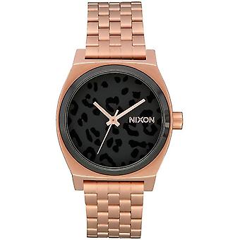 Zegarek zegarek Nixon dla kobiet Analogowy kwarc z bransoletką ze stali nierdzewnej Platerowany złotem A11303000