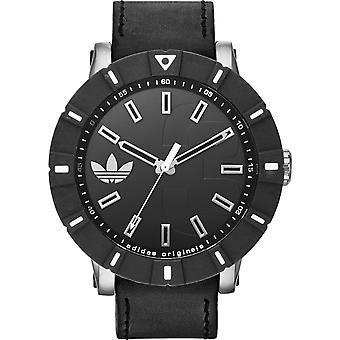 Adidas amsterdam reloj para Hombre Analógico de Cuarzo con brazalete de Piel de vaca ADH2998