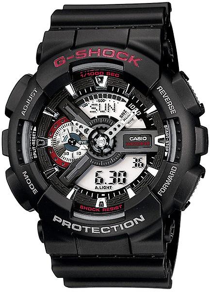 Casio g-shock anadigi.black/grey quartz analog man watch with GA-110-1AER Plastic bracelet