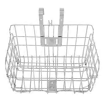Silver Bike Hanging Basket for Mountain Bikes 1Pcs Folding Storage Basket